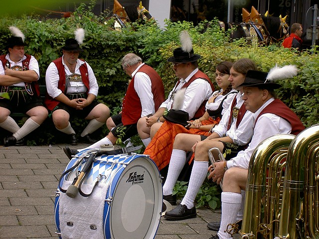 Pause vor der Wiesn