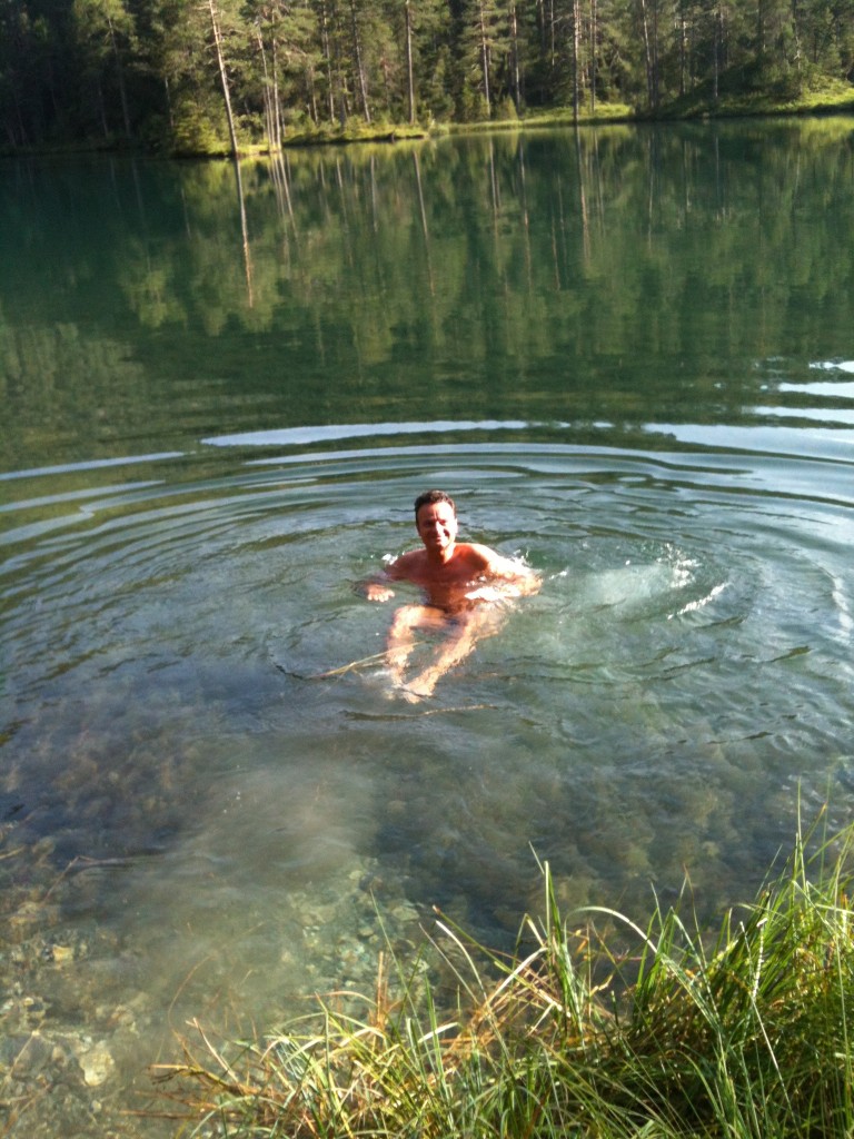 Schwimmen im See