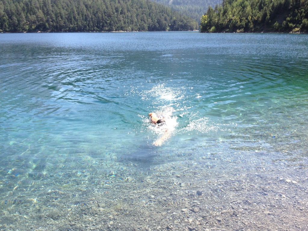 Schwimmen im See