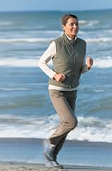 Joggen am Strand