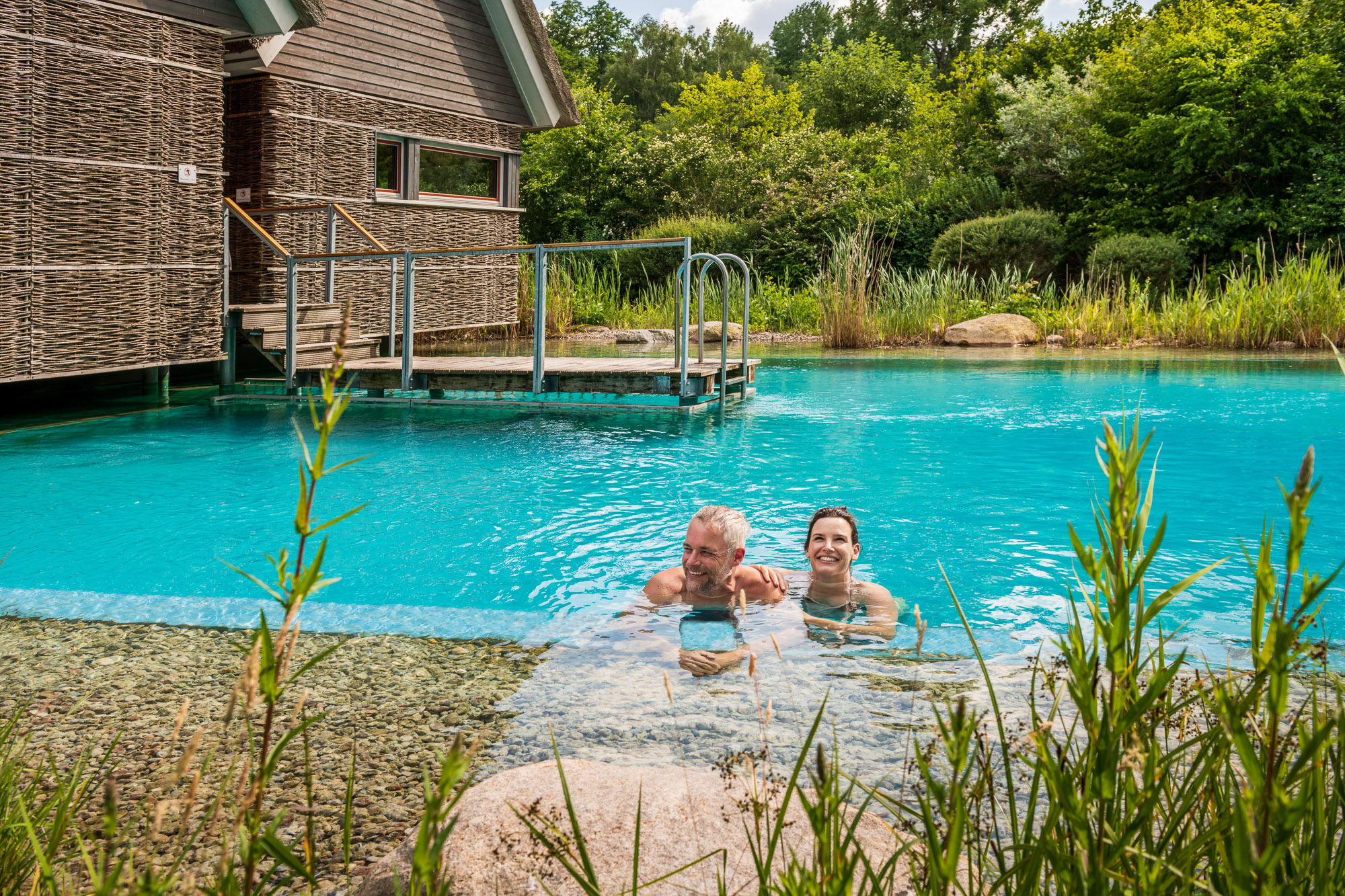 Naturschwimmteich BEECH Resort Plauer See
